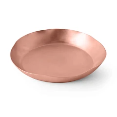 Блюдо для морепродуктов с неровными краями медное Gibco 40 см Купер фото