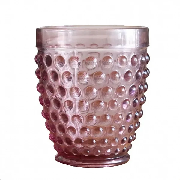 Стакан для воды Maco Berry 260мл h105мм, стекло, цвет розовый Berry5Pi фото