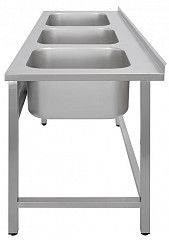 Ванна моечная Luxstahl ВМ3 18/6/8.5 (0.8) в Москве , фото 2