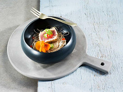 Кастрюлька с крышкой Cosy&Trendy 200 мл, d 10 см h 5 см, BLACK MAT (T0263714BC) в Москве , фото 2