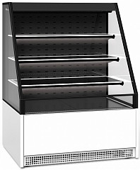 Витрина кондитерская Cryspi ВПВ 0,25-1,37 (Elegia Quadro SELF К 1000 Д) (верх9005мат/низ9005мат) в Москве , фото 1