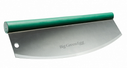 Нож для пиццы, полумесяц, зелёная ручка Big Green Egg ROCPC в Москве , фото