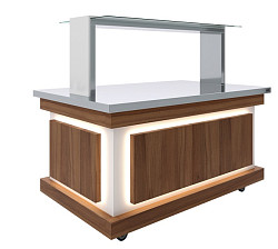 Салат-бар нейтральный Luxstahl СБН-1500 Premium, фото 1