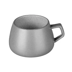 Чашка кофейная Kunstwerk Сейко фарфор 100мл D=65/45,H=50мм серый (03131361) в Москве , фото 1