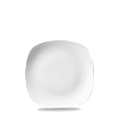Тарелка мелкая квадратная  17см, X Squared, цвет белый WHSP71