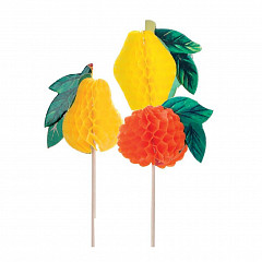 Пика деревянная Garcia de Pou Фрукты 10 см, 100 шт в Москве , фото