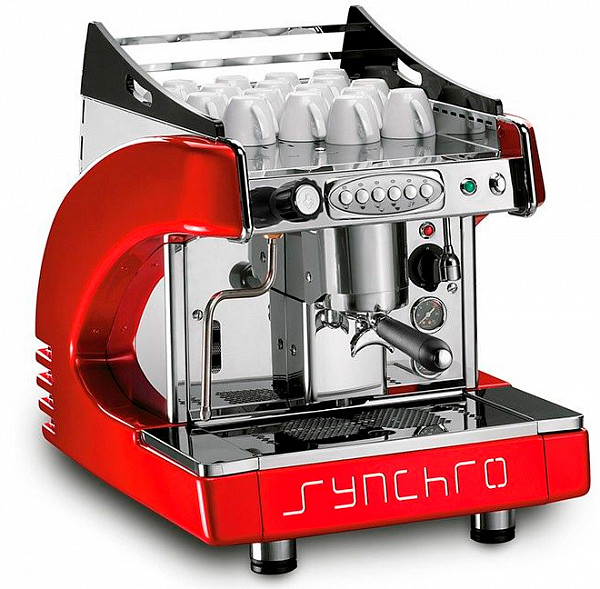 Рожковая кофемашина Royal Synchro 1gr 4l automatic серая фото