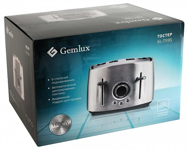 Тостер профессиональный Gemlux GL-T59S фото