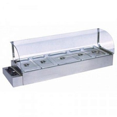 Мармит для вторых блюд Starfood 1620021 на 5 GN 1/2 фото