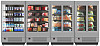 Горка холодильная Полюс FC 20-07 VM 2,5-1 Light (9006-9005) фронт X0, распашные двери фото