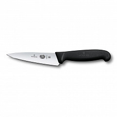 Нож поварской Victorinox Fibrox 12 см, ручка фиброкс черная фото