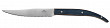Нож для стейка  235 мм с зубцами синяя ручка