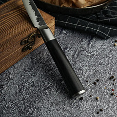 Набор для стейка (нож и вилка) P.L. Proff Cuisine Vintage Garwin Premium дерев. футляр Pakka Black в Москве , фото 2