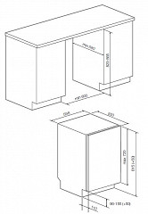 Посудомоечная машина встраиваемая Graude VG 60.0 в Москве , фото 2