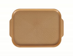 Поднос столовый с ручками Luxstahl 450х355 мм золотой фото