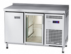 Холодильный стол Abat СХС-60-01-СО охлаждаемая столешница с бортом (дверь-стекло, дверь) в Москве , фото