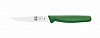 Нож для чистки овощей Icel 10см с волнистым лезвием JUNIOR зеленый 24500.5304000.100 фото