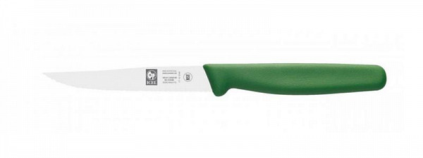 Нож для чистки овощей Icel 10см с волнистым лезвием JUNIOR зеленый 24500.5304000.100 фото