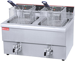 Фритюрница Hualian Machinery HEF-12L (2 емкости) в Москве , фото