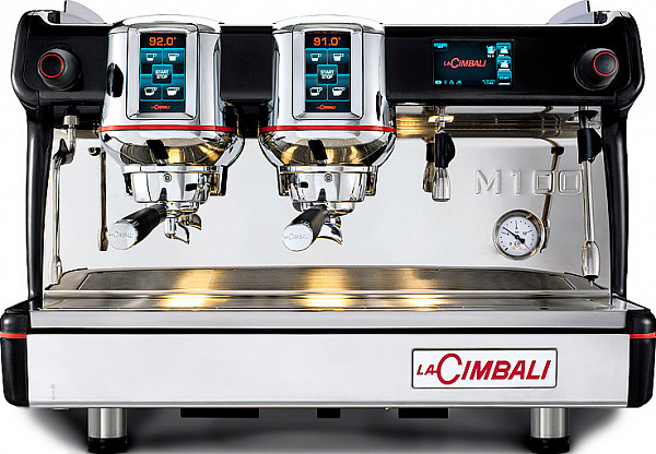 Рожковая кофемашина La Cimbali M100 HD DT 2 Black (2 гр, Tall cup, Turbosteam) фото