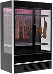 Витрина для демонстрации мяса  FC 20-08 VV 1,3-3 X7 9005 (распашные двери структурный стеклопакет)