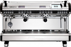 Рожковая кофемашина Nuova Simonelli Aurelia WAVE T3 2Gr 380V черная+самоочистка+паровоздушный кран+высокие группы (151238) в Москве , фото 2