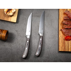 Нож для стейка P.L. Proff Cuisine 23,4 см Garwin Pakka Wood в Москве , фото 5