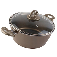 Кастрюля низкая с крышкой Vitrinor Champagne 24 в Москве , фото 2