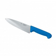 Шеф-нож P.L. Proff Cuisine PRO-Line 20 см, синяя пластиковая ручка в Москве , фото