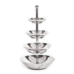 Этажерка P.L. Proff Cuisine 4 яруса h 50 см d 21/25/31/38 см нерж. в Москве , фото