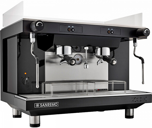 Рожковая кофемашина Sanremo Zoe Tall SAP 2 GR черная фото