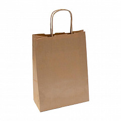 Пакет с ручками Garcia de Pou крафт, 26+14*32 см, бумага 80 г/см2, 250 шт/уп в Москве , фото