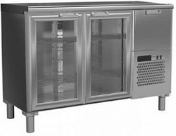 Холодильный стол Россо T57 M2-1-G 9006-1 корпус серый, без борта (BAR-250C) в Москве , фото