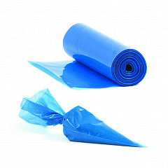  46 см, синие, 90 мкм, особо прочные швы, 100 шт/рул фото