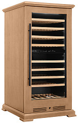 Винный шкаф двухзонный Meyvel MV99PRO-KBT2 (Натуральный бук) в Москве , фото 4