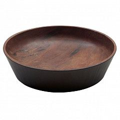 Салатник круглый P.L. Proff Cuisine 37*9 см Walnut пластик меламин в Москве , фото