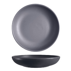 Тарелка глубокая Petye 23,5 см, серая UNS-SLP-235-STN-SGY в Москве , фото 1