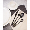 Ложка столовая P.L. Proff Cuisine 21 см матовый черный PVD Alessi-Black фото