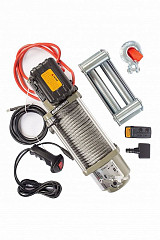 Лебедка автомобильная Tor ЛА SEC16800 г/п 7620 кг 28 м 24V фото