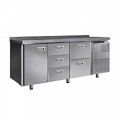 Стол холодильный Финист СХС-700-1/5 (1810х700х850) борт 45мм в Москве , фото