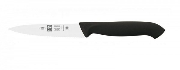 Нож для овощей Icel 10см, с волнистым лезвием, черный HORECA PRIME 28100.HR63000.100 фото