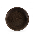 Тарелка мелкая без борта  Stonecast Patina Iron Black PAIBEVP61