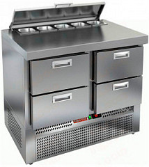 Стол для салатов Hicold SLE2-22GN (1/6) О с крышкой в Москве , фото