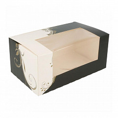 Коробка для торта Garcia de Pou с окном 18*11*8 см, белая, картон в Москве , фото