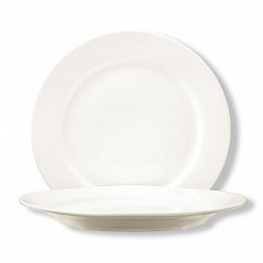 Тарелка P.L. Proff Cuisine 20,5 см белая фарфор фото