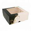 Коробка для торта Garcia de Pou с окном 24*24*12 см, белая, картон фото