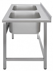 Ванна моечная Luxstahl ВМ2 12/6/8.5 (0.8) в Москве , фото 2