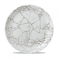 Тарелка мелкая без борта Churchill 26см, Kintsugi Agate Grey, Studio Prints KTAGEV101 в Москве , фото 1