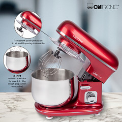 Миксер планетарный бытовой Clatronic KM 3712 rot в Москве , фото 5