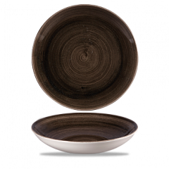 Тарелка глубокая без борта Churchill Stonecast Patina Iron Black PAIBEVB91 в Москве , фото 1